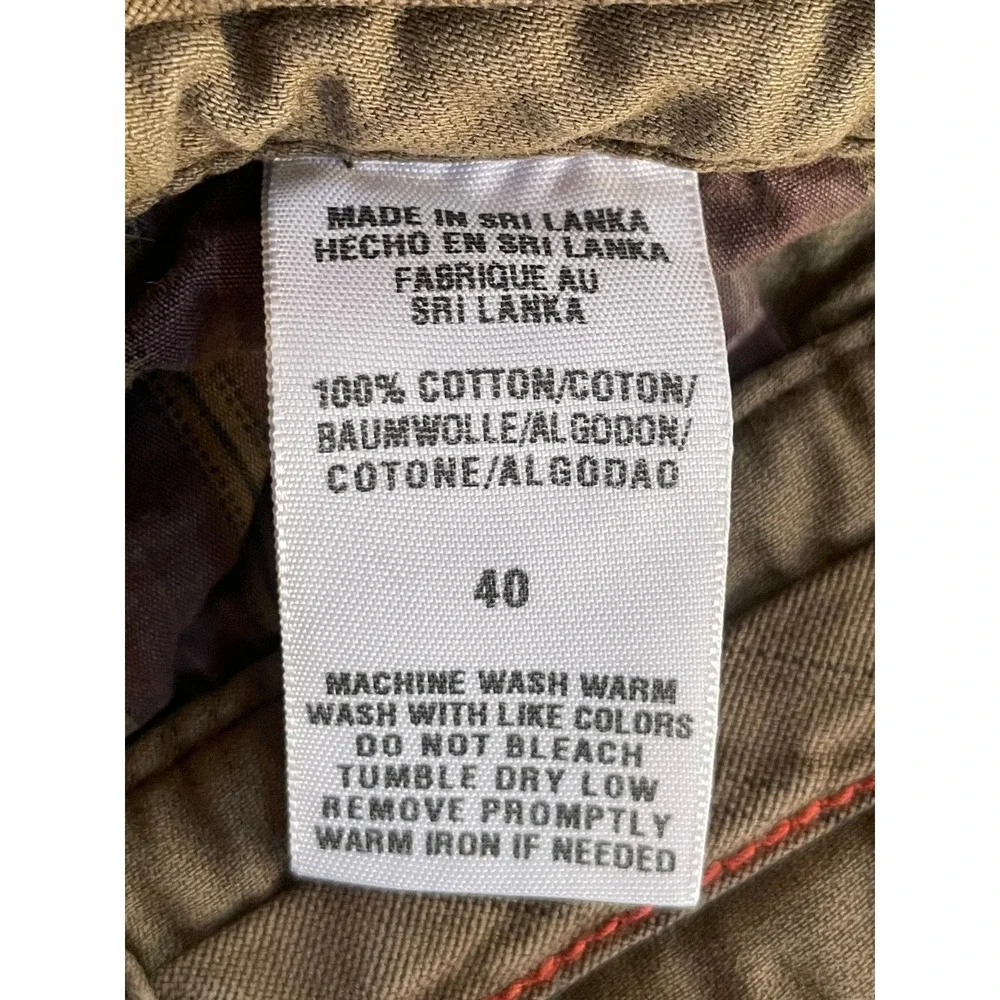 Lucky‎ Brand Mens 40 Cargo Shorts Brown Outdoor Utility Cotton Casual